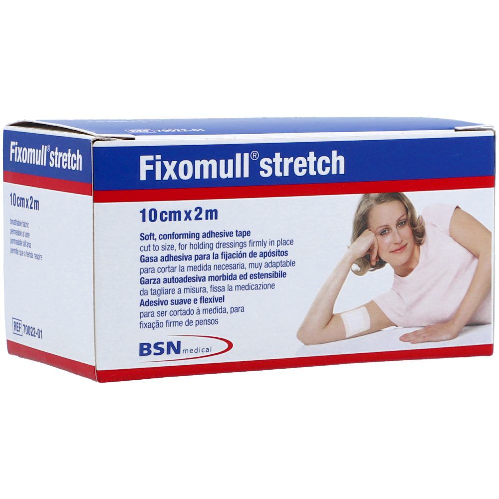 Gasa Adhesiva Ref 70022-01 Caja X 1Rollo X 2Amt Fixomul Stretch 10 Cm