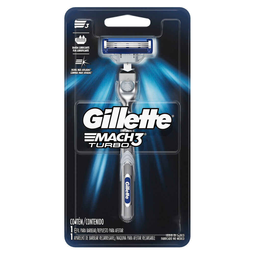 Maquina-Afeitar--Gillette-Mach3-Turbo--Sobre-X-1-imagen-1