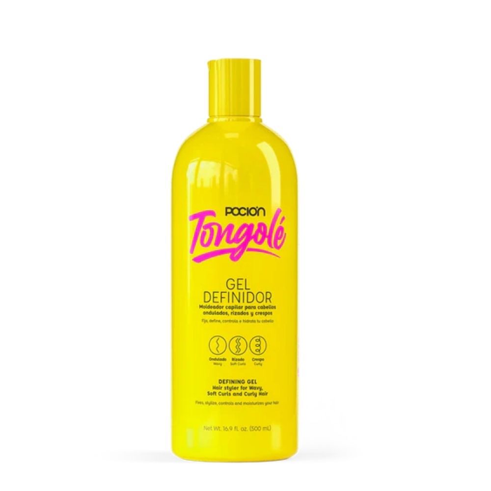 Gel Definidor Capilar Pocion Tongole Para Cabellos Ondulados Rizados Y Crespos Frasco X 500Ml