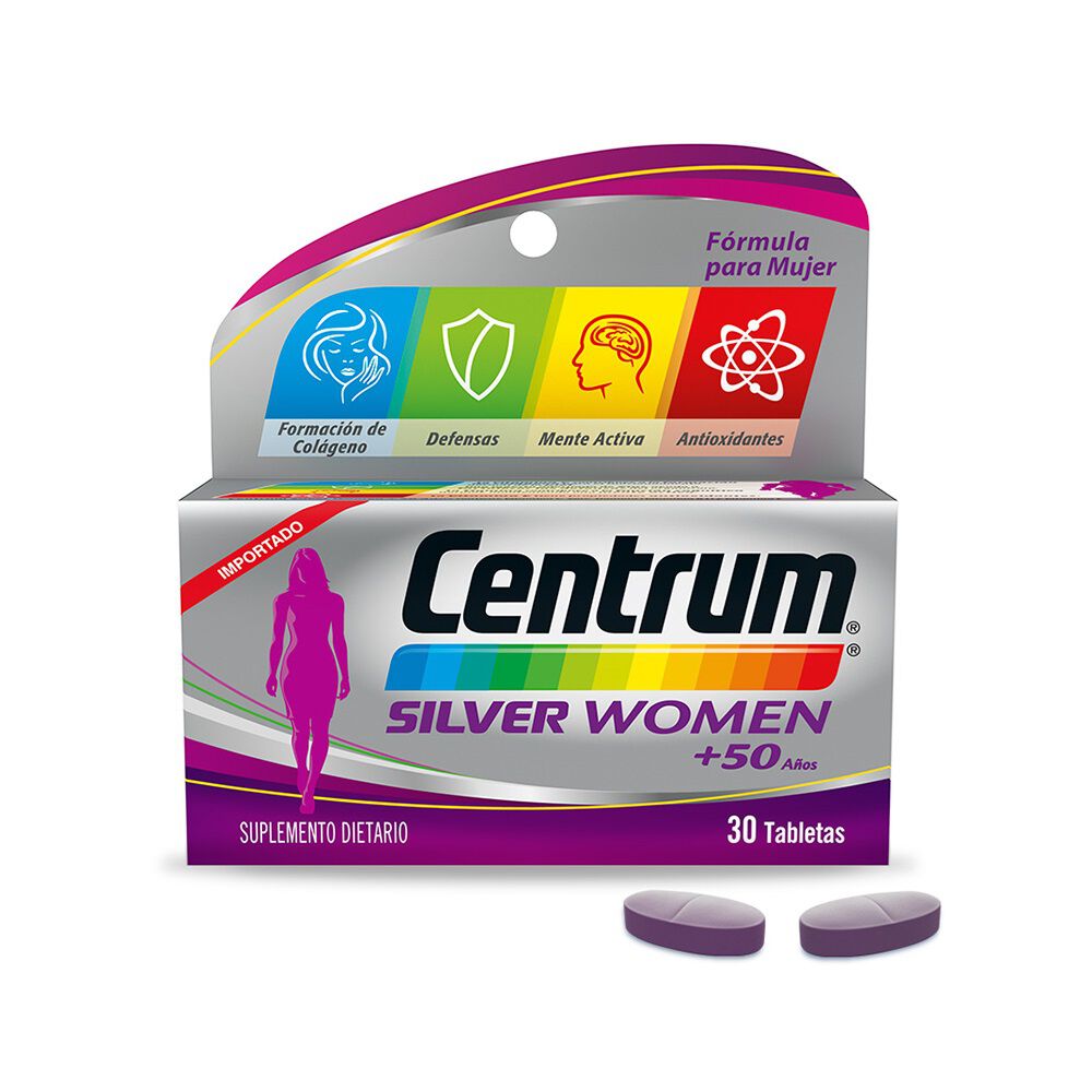 Centrum Silver Women +50 Frasco por 30