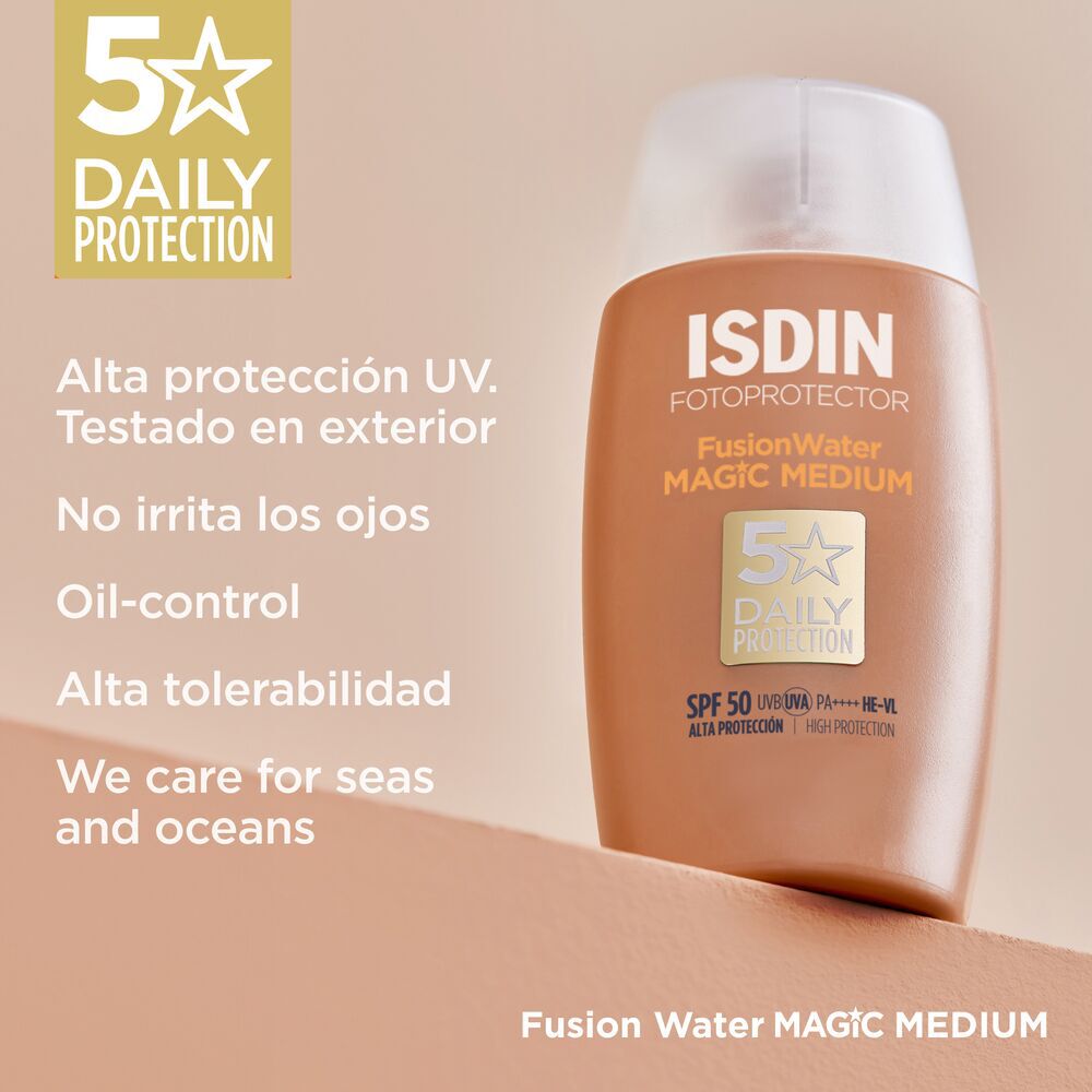 Fotoprotector-Isdin-Fusion-Water-Color-Medium-SPF-50+-Frasco-X-50mL-imagen-4