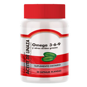 Omega-3-6-9-Aceite-De-Linaza-Capsulas-Blandas-Frasco-X-30-imagen