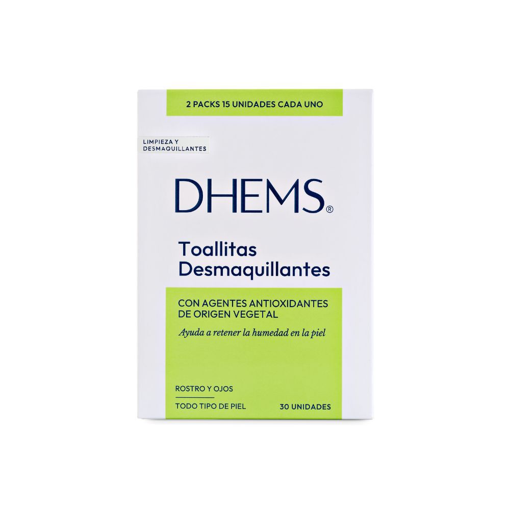 Toallitas-Desmaquillantes-Con-Agentes-Antioxidantes-Dhems-Caja-X-2-Sobres-X-15-Unidades-imagen-3