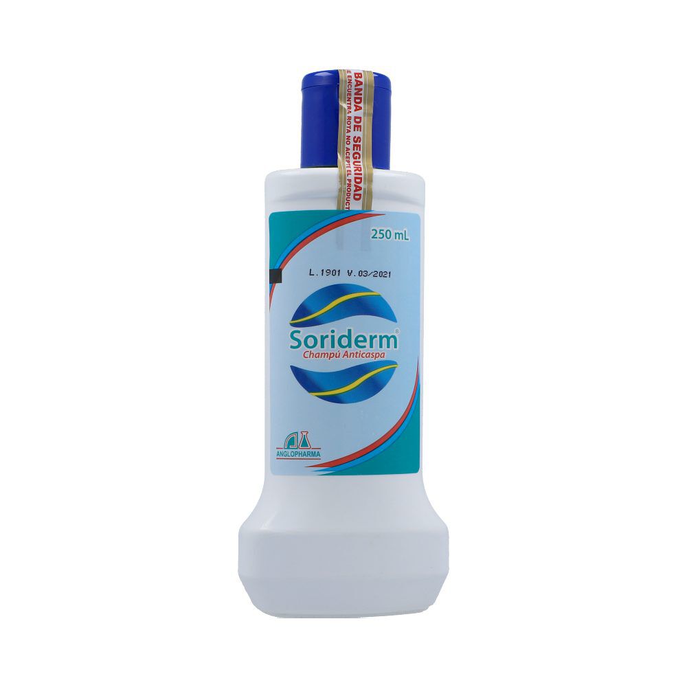 Soriderm-Champú-Anticaspa-5%+0.2%-Frasco-X-250mL-imagen