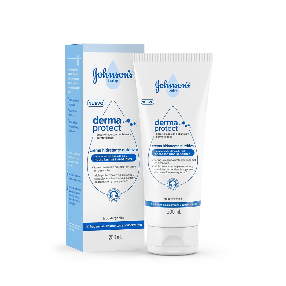 Crema-Hidratante-Johnsons-Nutritiva-Derma-Protect-Tubo-200Ml-imagen