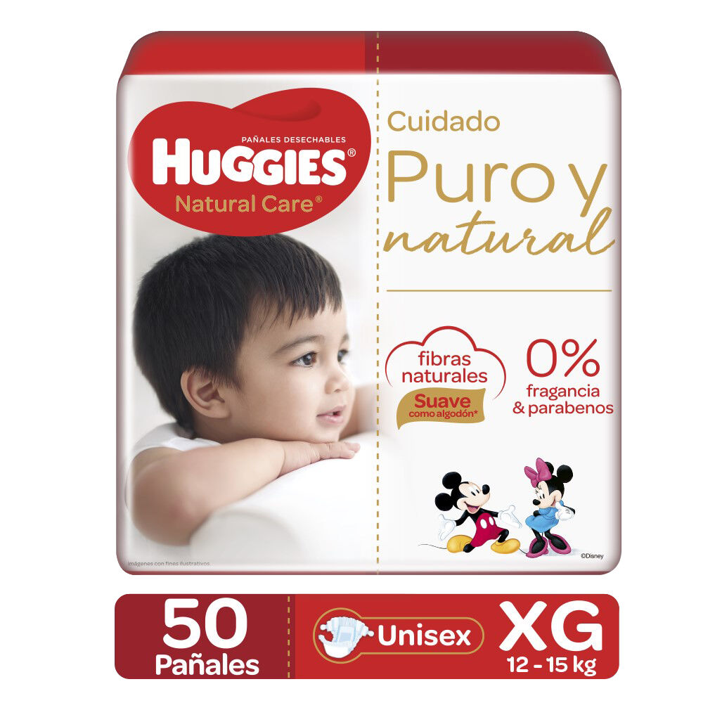 Huggies-Natural-Care-Puro-y-Natural-Pañales-Desechables-etapa-xg-paq-x-50-unisex-imagen-1