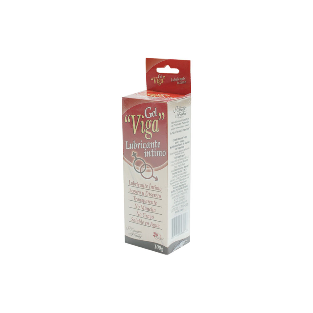 Gel Lubricante Íntimo Viga Tubo X 100G