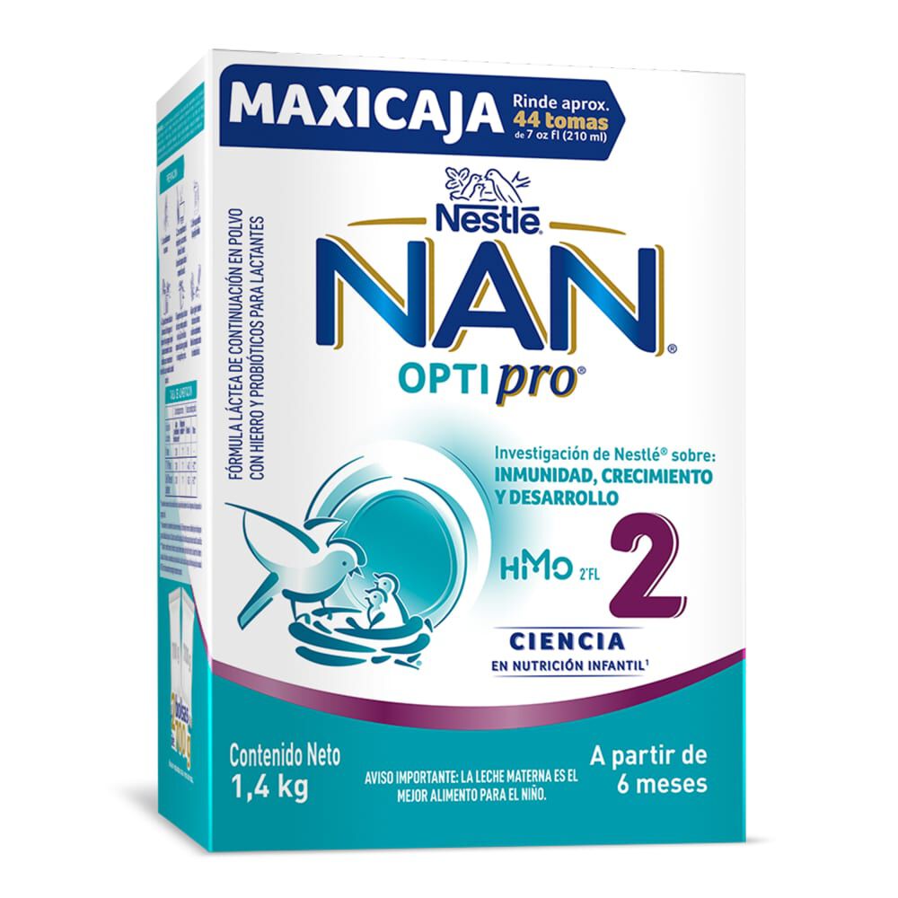 Nan 2 Optipro Caja X 2 Bolsas X 700Gr