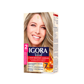 Promo-Tinte-Igora-Vital-9-1--Paquete-por-2Tubo-50Ml-Rubio-Extra-Claro-Cenizo-imagen