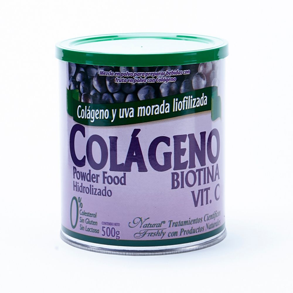 Colageno Hidrolizado Natural Freshly Tarro por 500Gr Uva