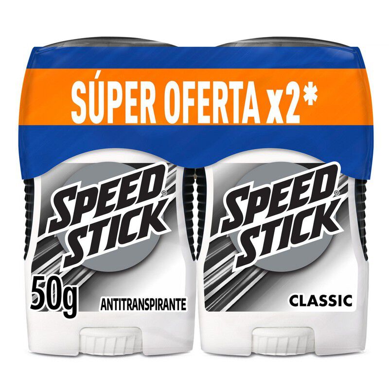 Desodorante En Barra Classic 2 Precio Especial Speed Stick Paquete X 1