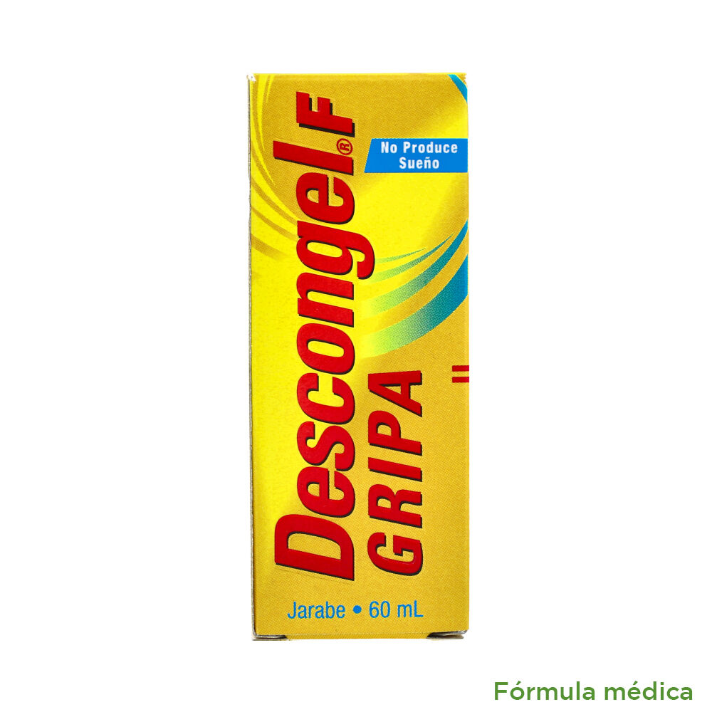 Descongel F Gripa (325+5+2.5)Mg/5Ml(6.5+0.1+0.05 Jarabe Frasco X 60Ml