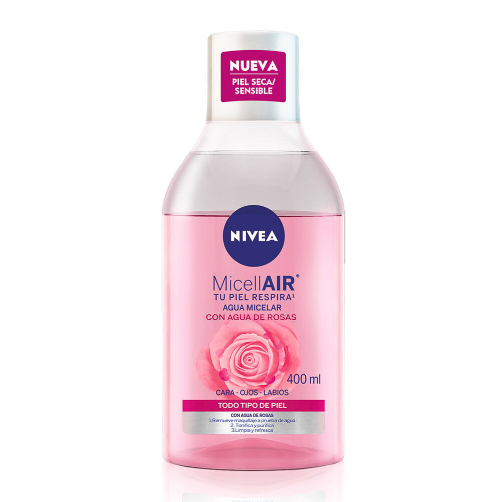 Agua Micelar Nivea Rose Petals Frasco 400 Ml