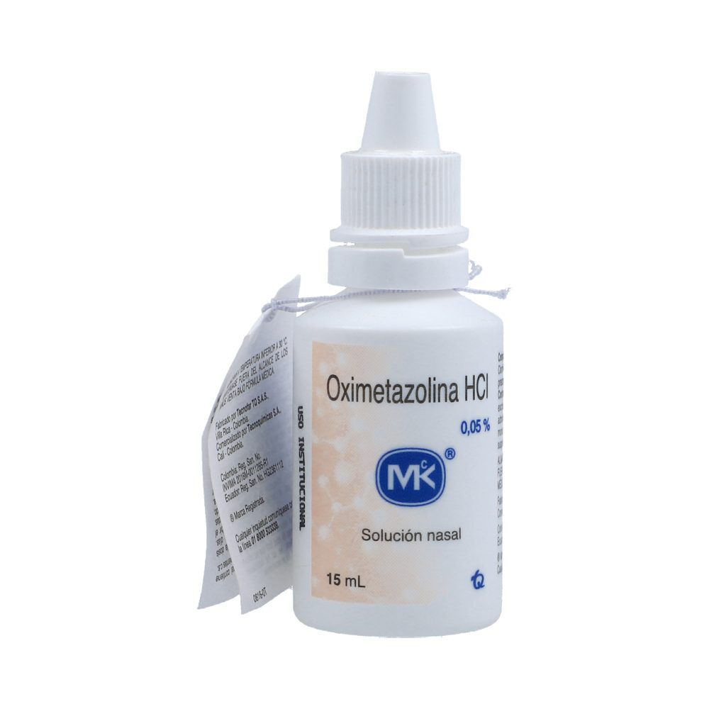 Oximetazolina Hcl 0.05% Solución Nasal Frasco X 15Ml