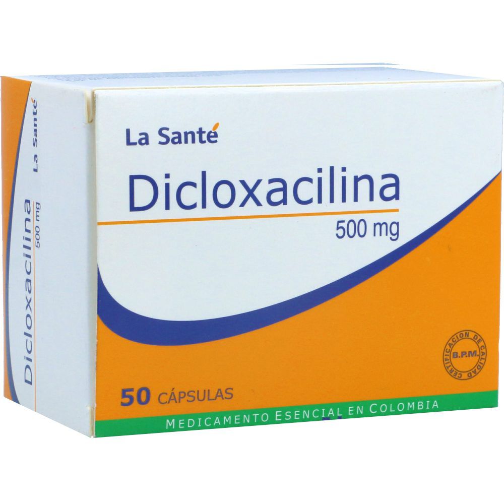 Dicloxacilina 500Mg Blister X 10 Cápsulas La Santé