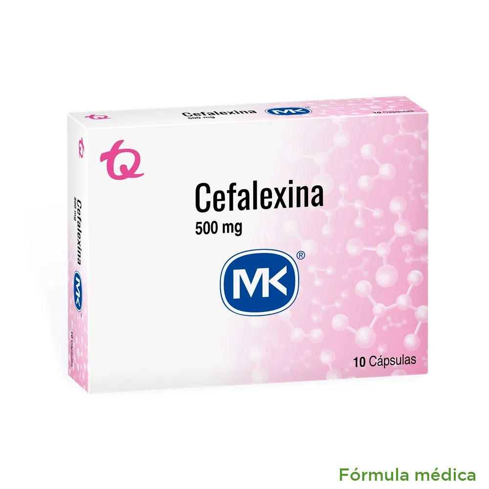Cefalexina 500Mg Capsulas Caja X 10 Mk