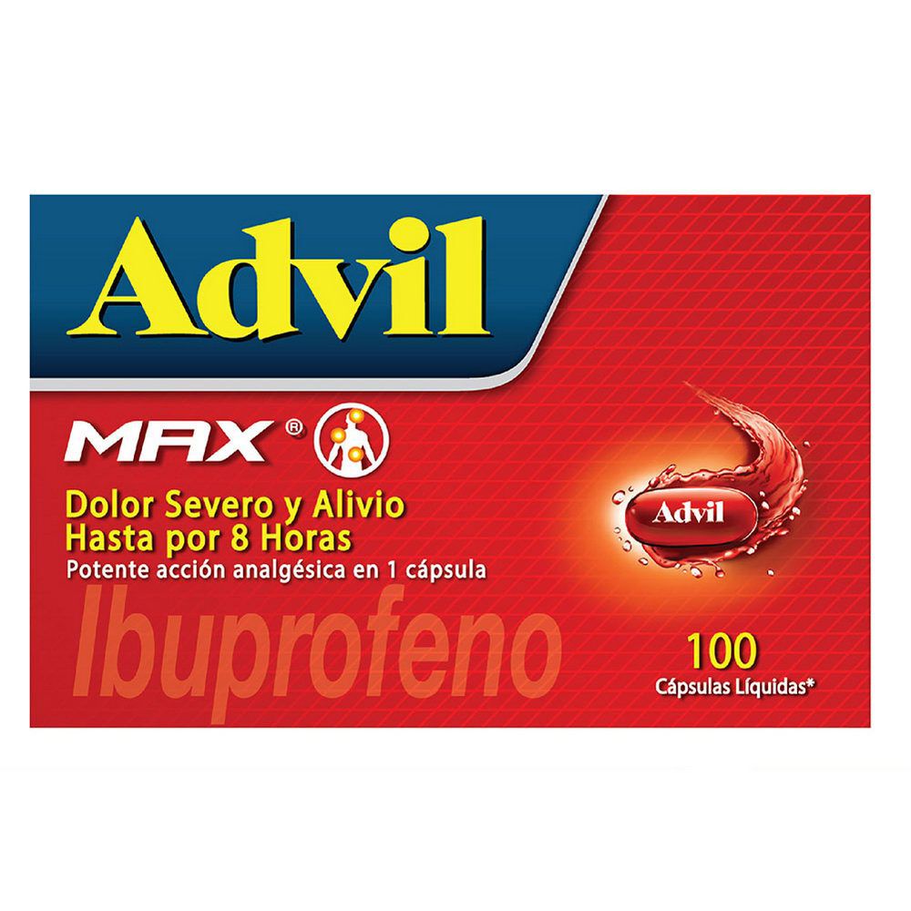 Advil Max 400Mg Cápsulas Blandas X 1 Blister