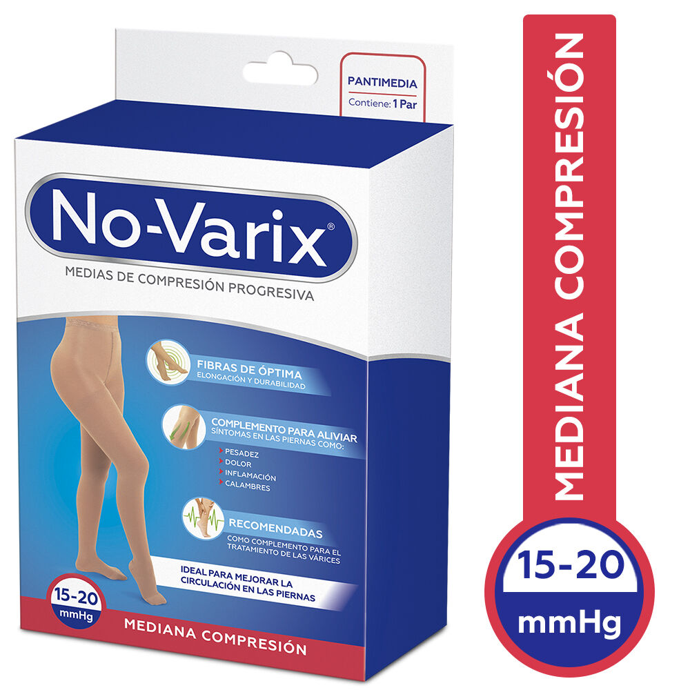 Medias-De-Compresión-Progresiva-Dama-15-20-Caja-X-1-Par-No-Varix-Talla-L-Black-imagen-2