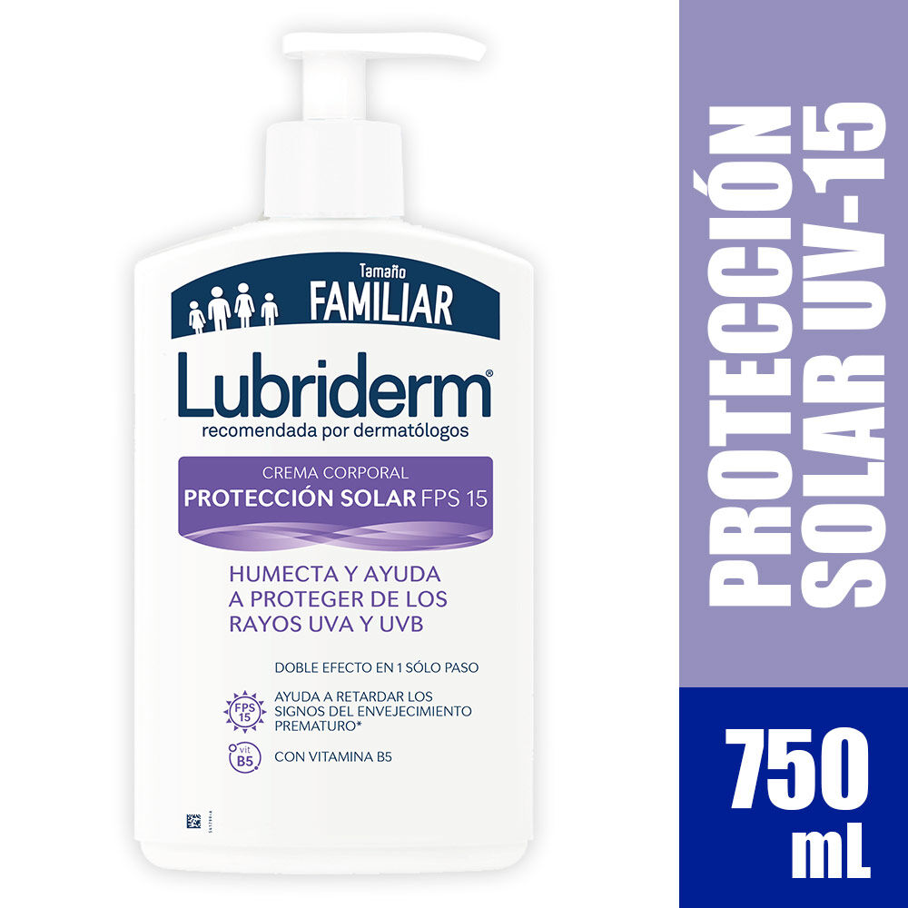 Lubriderm Tamaño Familiar Fps 15 Frasco X 750Ml