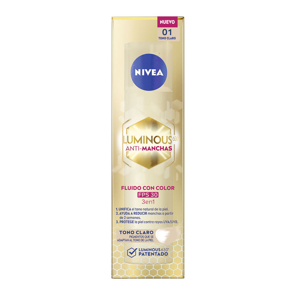 Crema-Fluido-Con-Color-Nivea-Luminous-Antimanchas-Fps-30-Frasco-X-40Ml-Tono-Claro-imagen-2