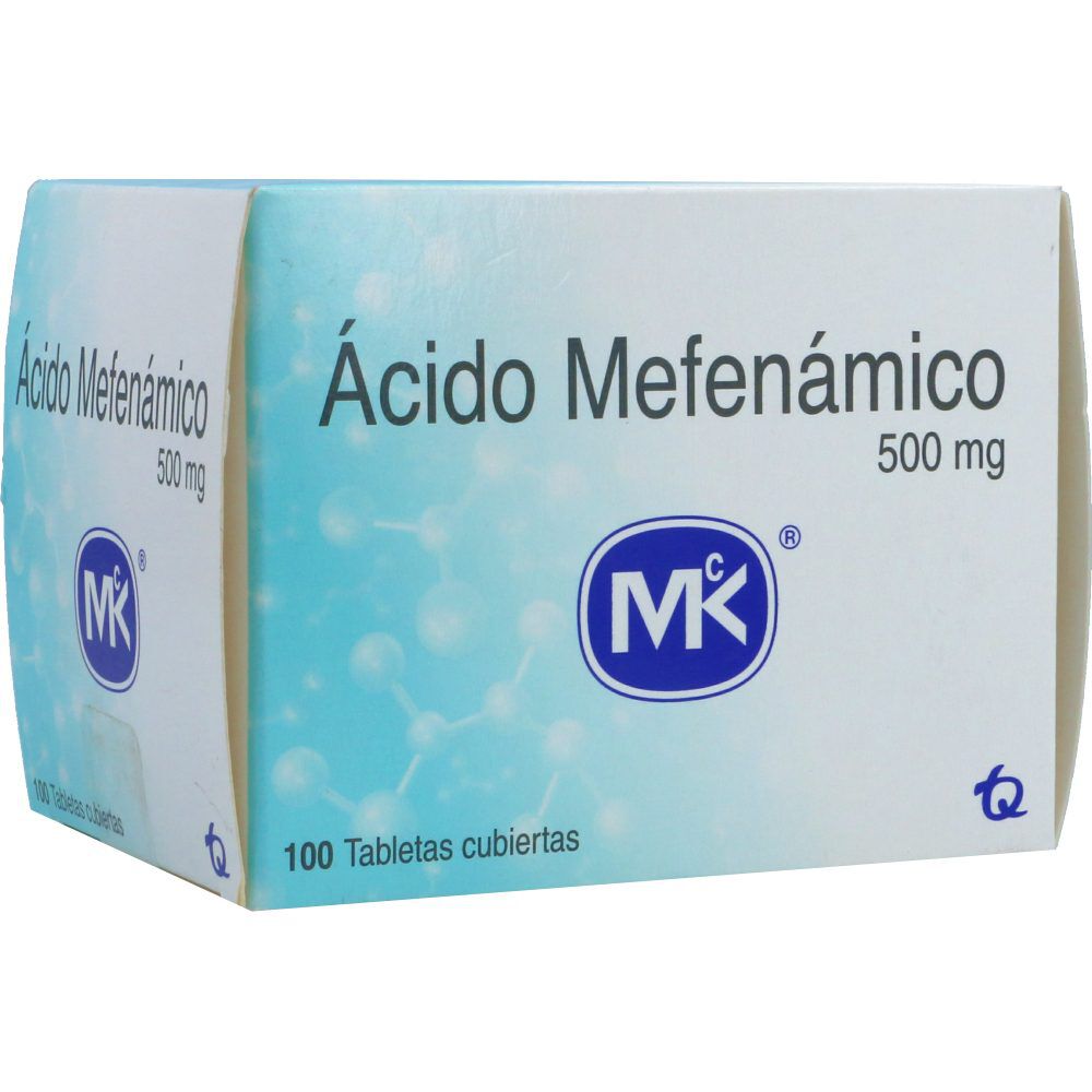 Acido Mefenamico Mk 500Mg Blister X 10 Tabletas