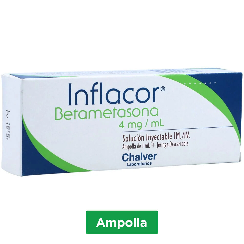 Inflacor 4Mg/mL Solución Inyectable Caja X 1 Ampolla + Jeringa