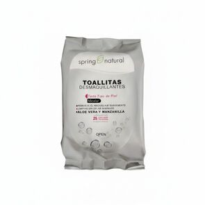 Toallitas-Desmaquillantes-Spring-Natural-Todo-Tipo-De-Piel-Micelar-Paq-25-Aloe-Vera-Y-Manzanilla-imagen