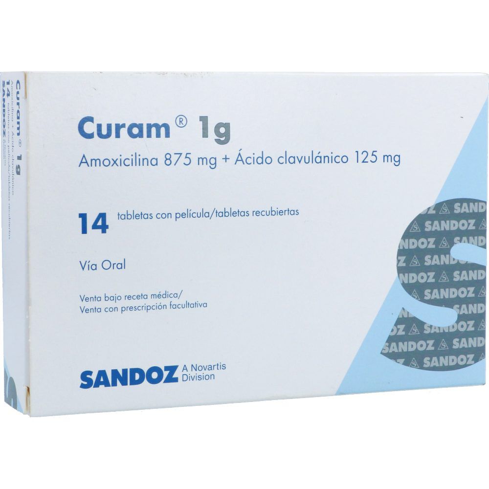 Curam-1Gr-(875Mg+125Mg)-Caja-X-14-Tabletas-Recubiertas-imagen