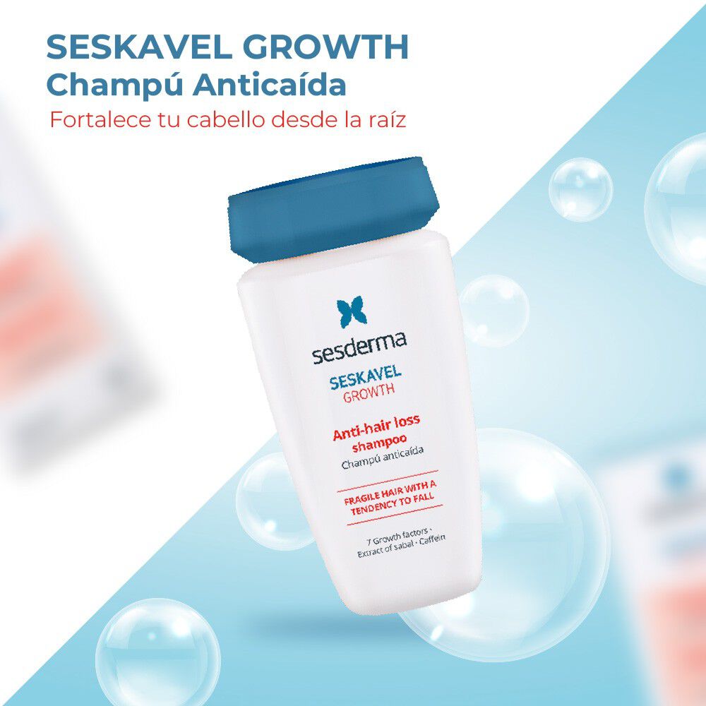 Shampoo-Anticaida-Sesderma-Seskavel-Growth-Frasco-250Ml-imagen-2