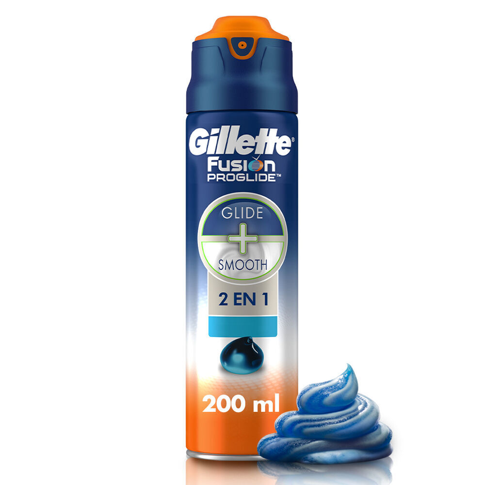 Gillette Fusión Proglide Gel De Afeitar Hidratante Frasco X 198Gr