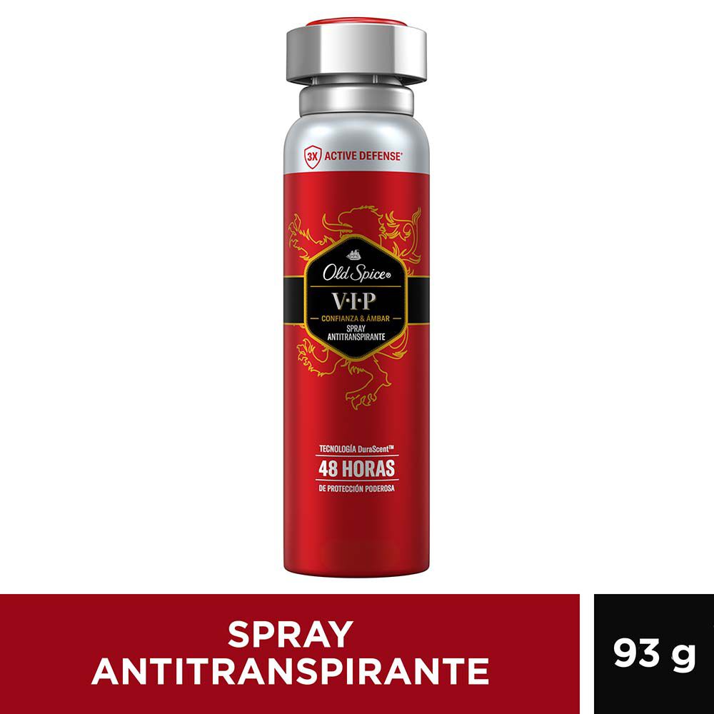 Desodorante Old Spice Vip Spray Frasco X 93Gr