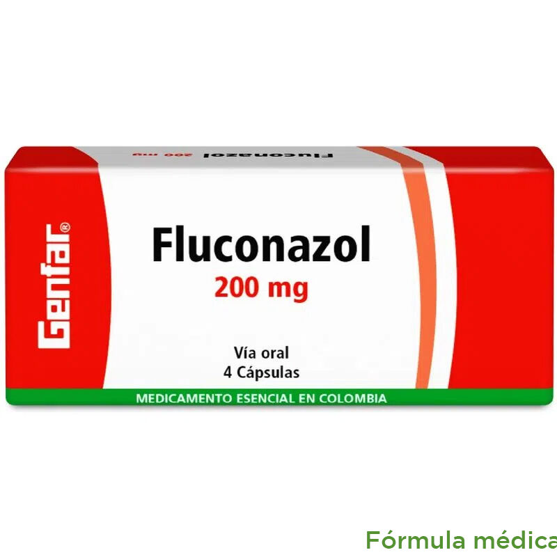 Fluconazol 200Mg Capsulas Caja X 4 Genfar