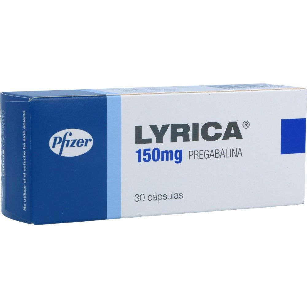 Lyrica Pregabalina 150Mg Caja X 30 Cápsulas