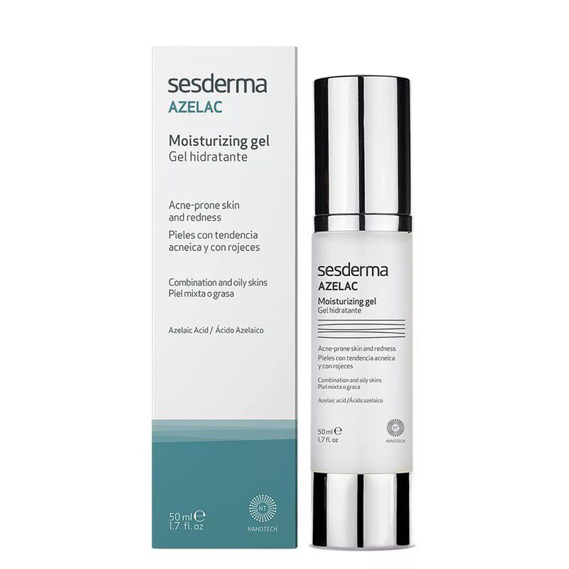 Gel Hidratante Facial Sesderma Azelac Moisturizing Tubo 50Ml