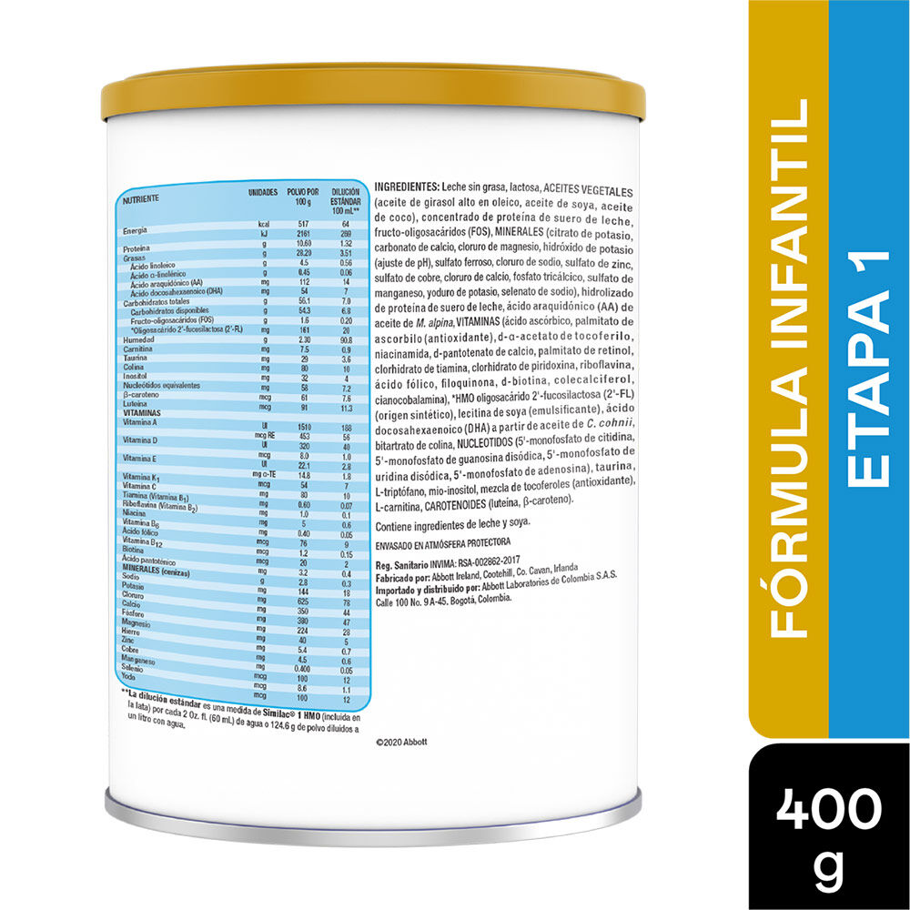 Formula-Infantil-ProSensitive-Etapa-1-Tarro-X-400Gr-imagen-2