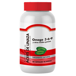 Omega-3-6-9-Aceite-De-Linaza-Capsulas-Blandas-Frasco-X-90-imagen