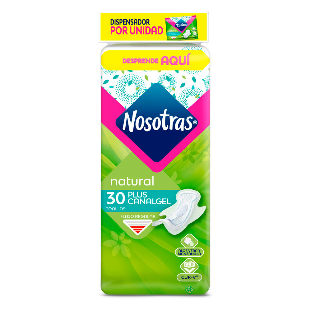 Toallas Canal Und Fr Nosotras Caja X 30 Natural Plus