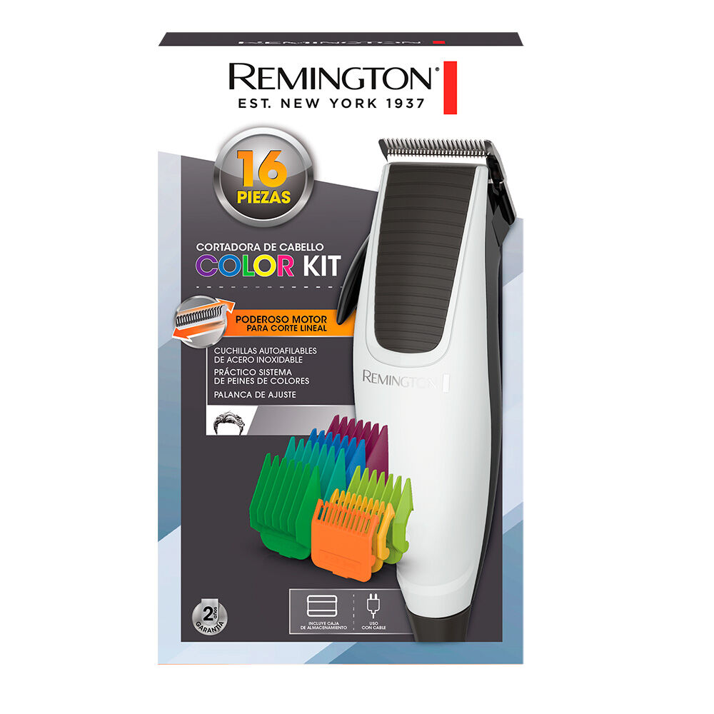 Cortador-De-Cabello-Con-Peines-De-Colores-Remington-Ref-Hc1096-16F-Caja-X-1-imagen-1