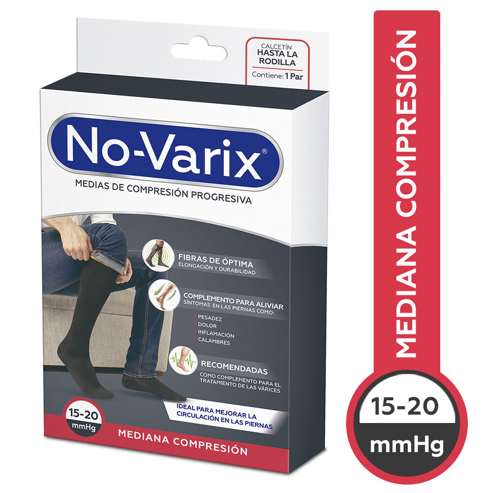 Medias-De-Compresión-Progresiva-Caja-X-1-Par-No-Varix-Talla-M-Grey-imagen-2