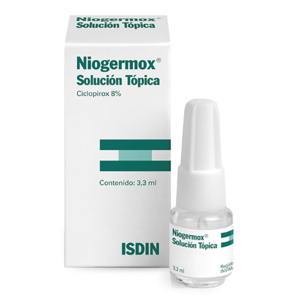 Niogermox 8% Solución Topica Frasco por 3.3Ml