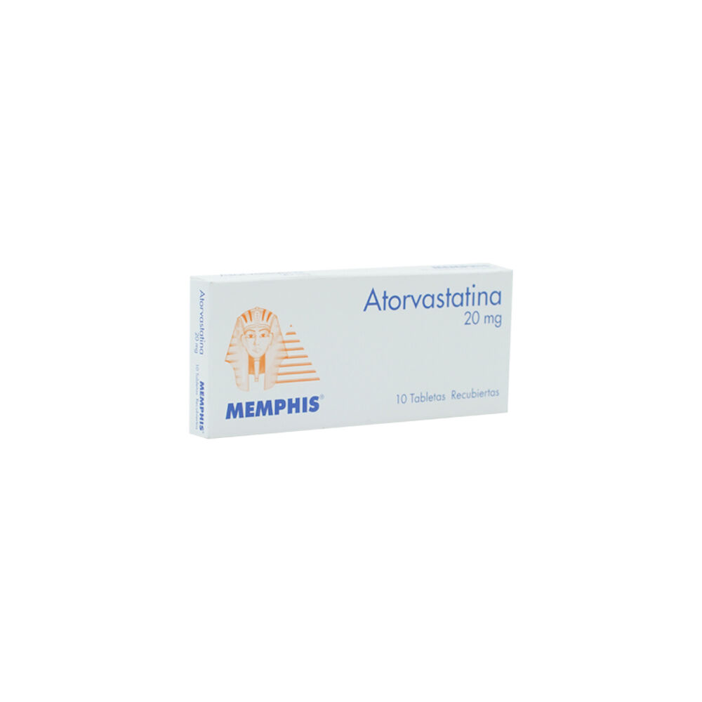 Atorvastatina Tabletas Recubiertas 20Mg Caja X 10