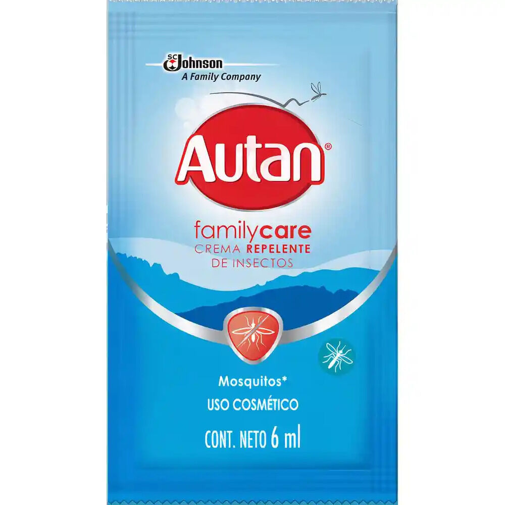Repelente De Insectos Familycare Autan Sobre X 6Ml