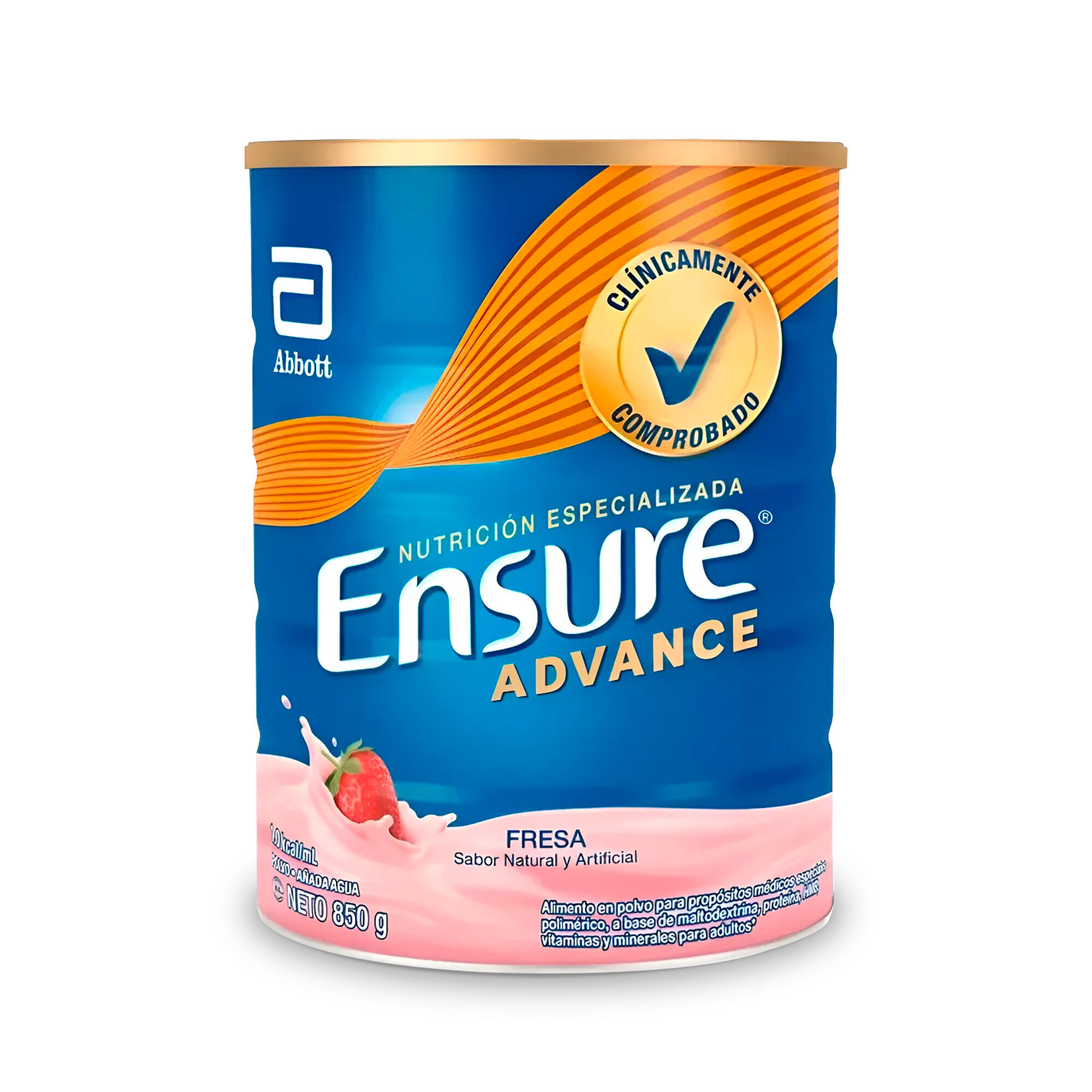 Ensure Advance Fresa Con Proteina + HMB Polvo 850g