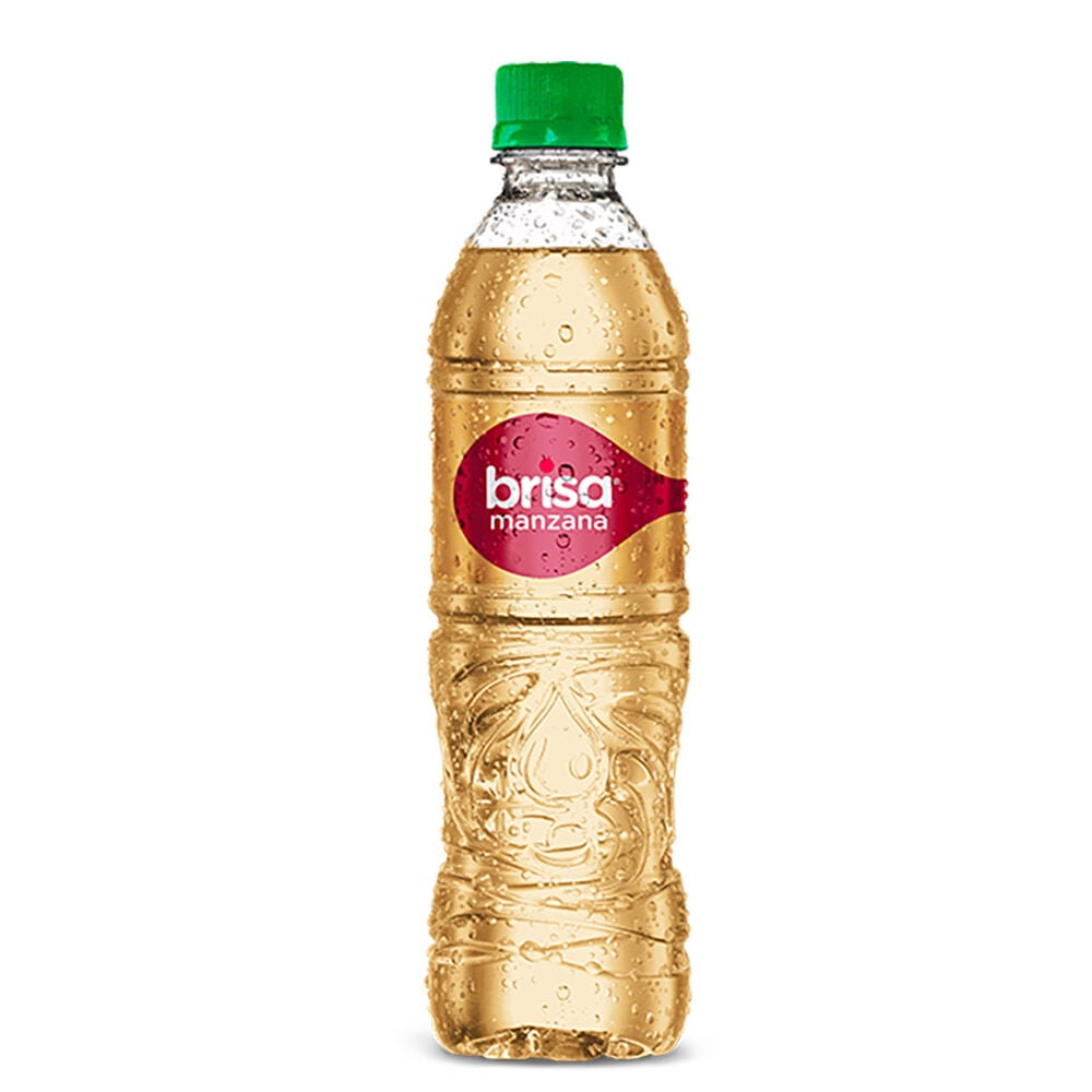 Agua Saborizada Brisa Sabor Manzana Con Gas Pet 600Ml