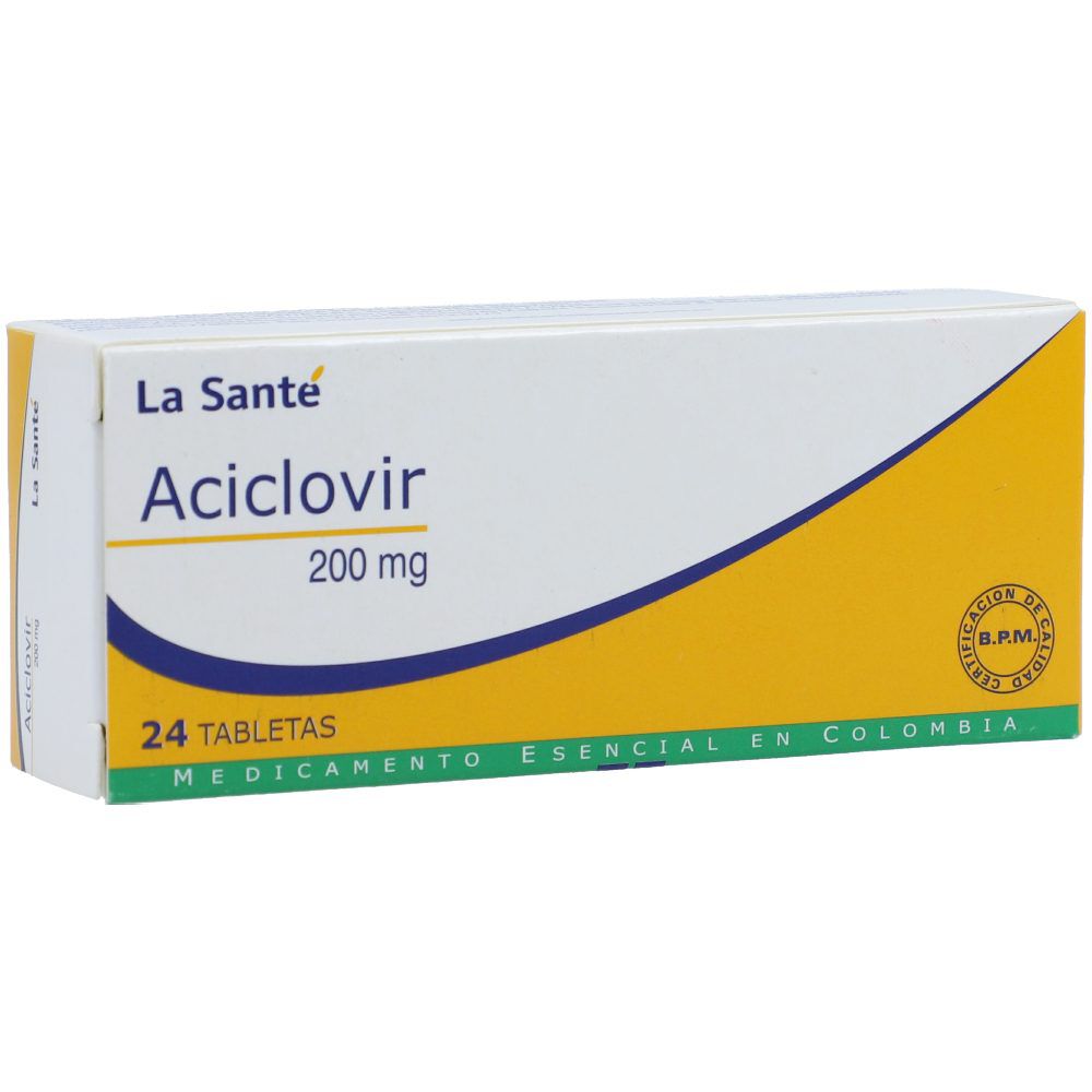 Aciclovir-La-Santé-200Mg-Caja-X-24-Tabletas-imagen