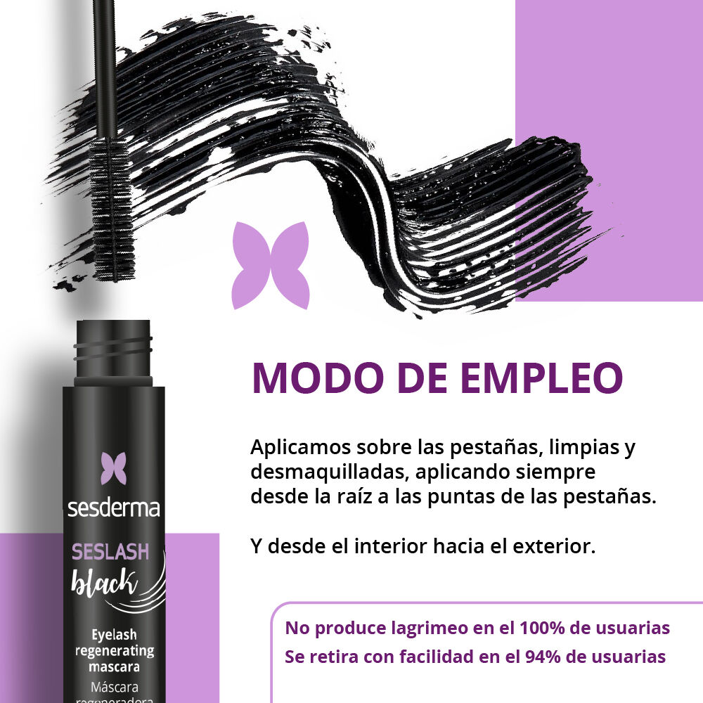 Mascara-Reparadora-De-Pestanas-Sesderma-Seslash-Black-Tubo-5Ml-imagen-5