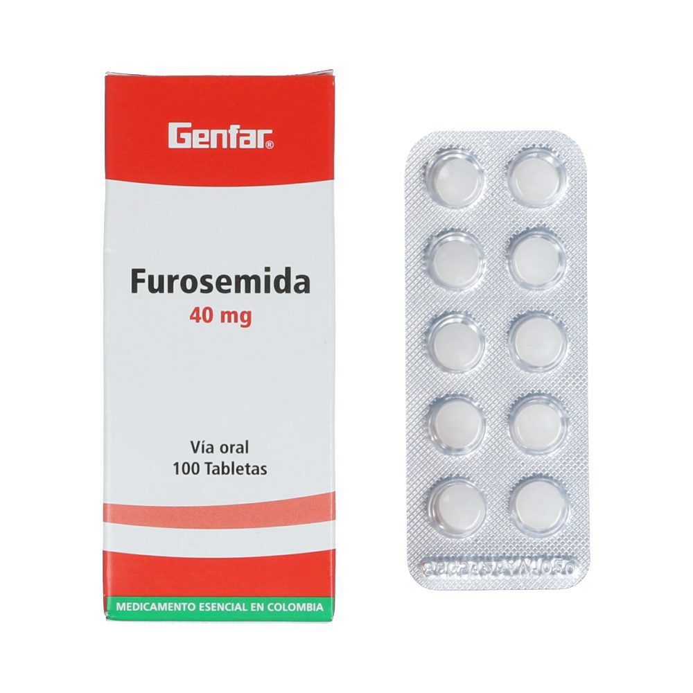 Furosemida 40Mg Blister X 10 Tabletas