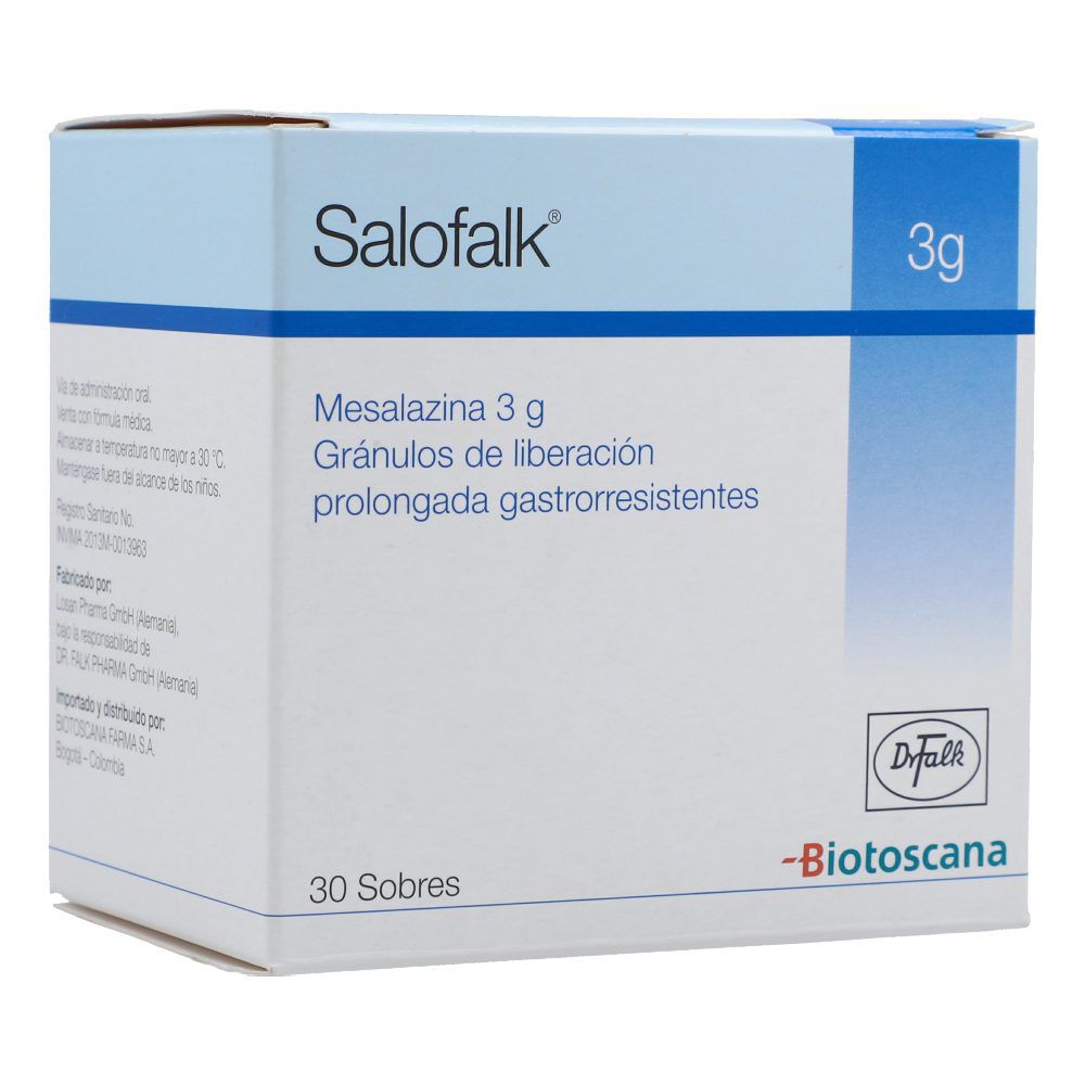 Salofalk-3g/Sobre-granulo-Liberación-Prolongada-Caja-X-30-Sobre-x-5.58g-imagen