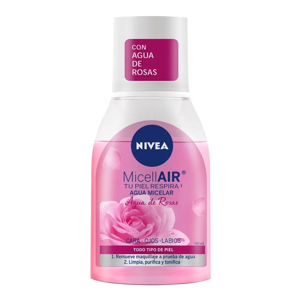 Agua Micelar De Rosas Nivea Desmaquillante Frasco X 100Ml