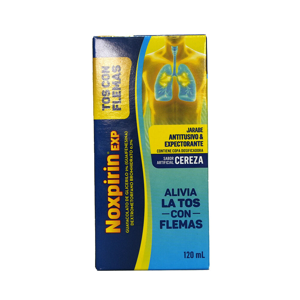 Noxpirin Exp (10+100)Mg/5Ml(0.2+2)% Jbe Fco X 120Ml Cereza